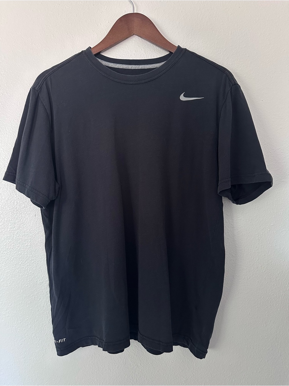 Nike Black Short Sleeve Dri-FIT Crew Tee